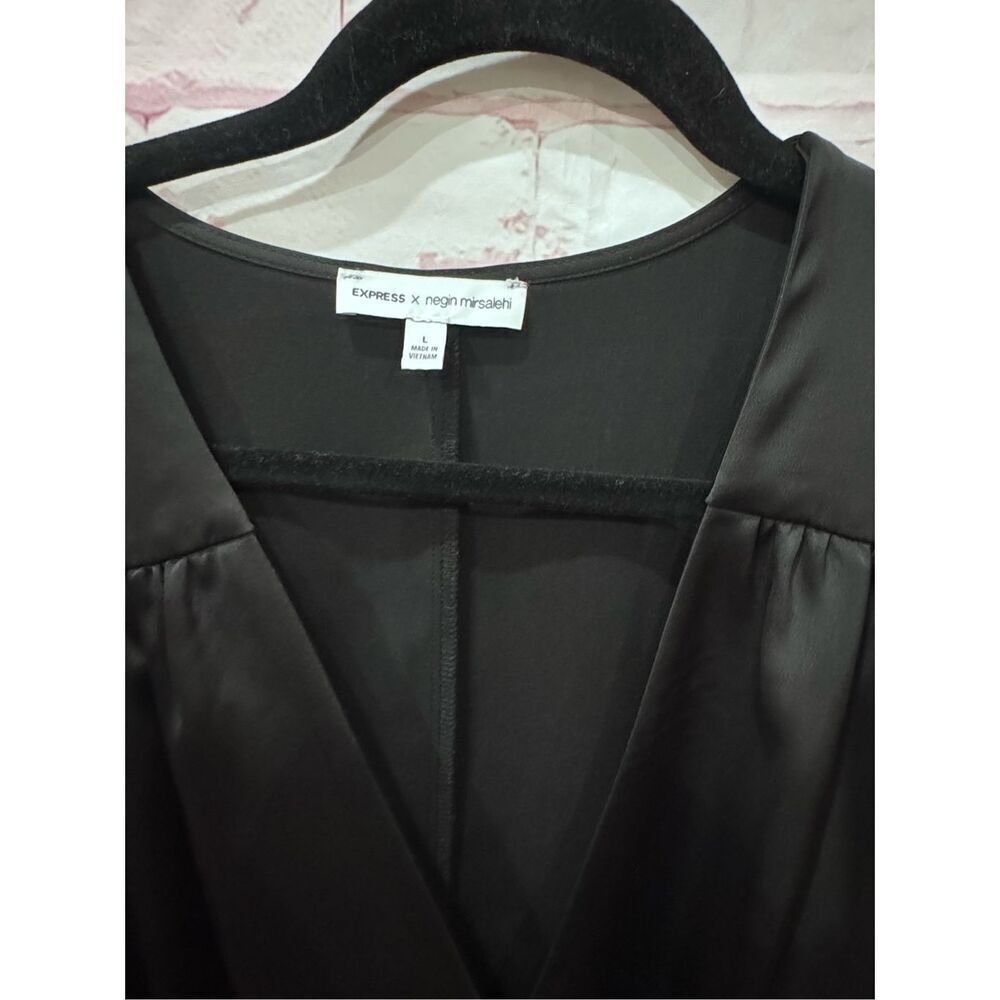Express‎ x begin mirsalehi long sleeve blouse size large  NWT - Picture 2 of 7